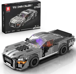 Speed Champions Car Building Set for Kids and Adults, 476PCS GT Style Sports Cars Model Kit for Ages 8-12-16, 1:24 Scale Race Car Collectible, Great Gift for Birthday or Christmas