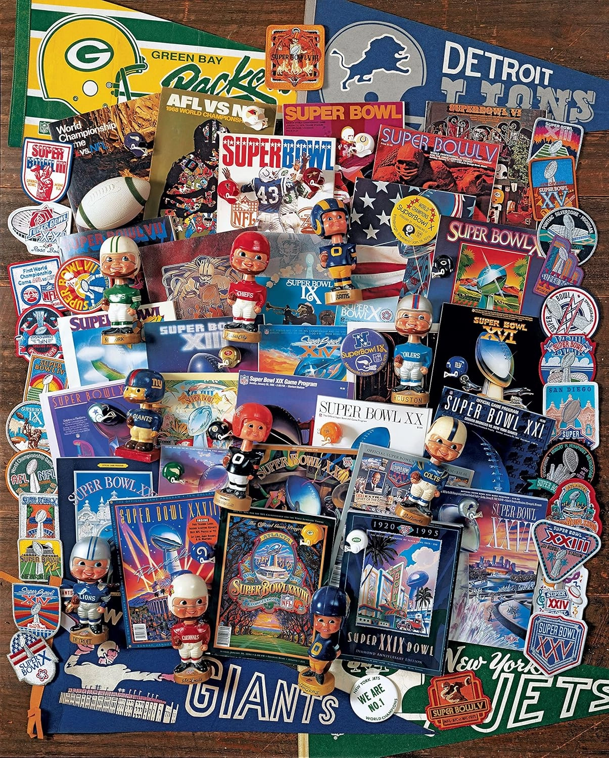 Springbok "Football Fantasy" 1000 Piece Jigsaw Puzzle