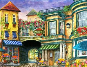 Springbok's 500 Piece Jigsaw Puzzle The Bistro - Made in USA