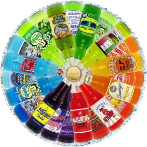 Springbok's 500 Piece Round Jigsaw Puzzle Carbonated Colors - Made in USA