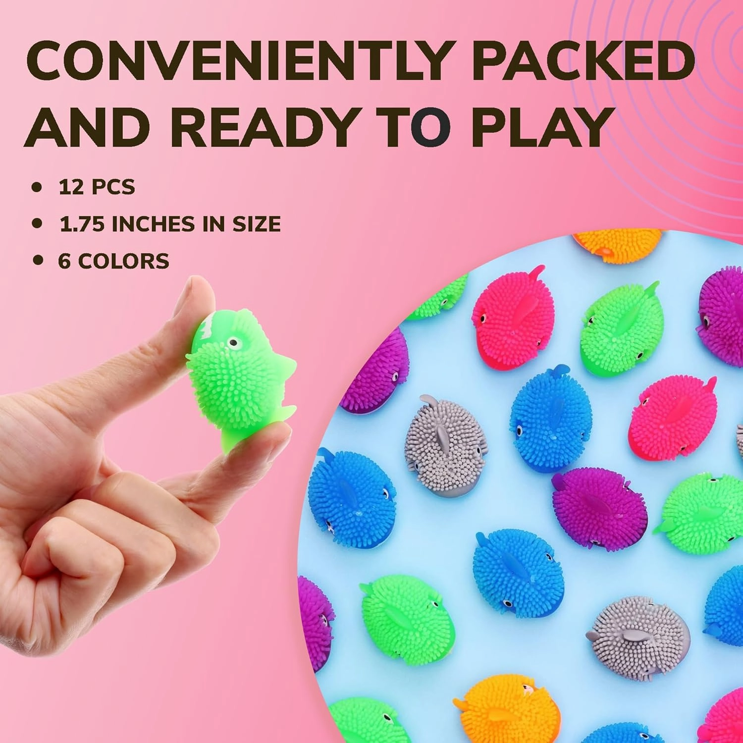 Squishy Shark Toy 48 pcs Variation (100) - Easter Basket Stuffers