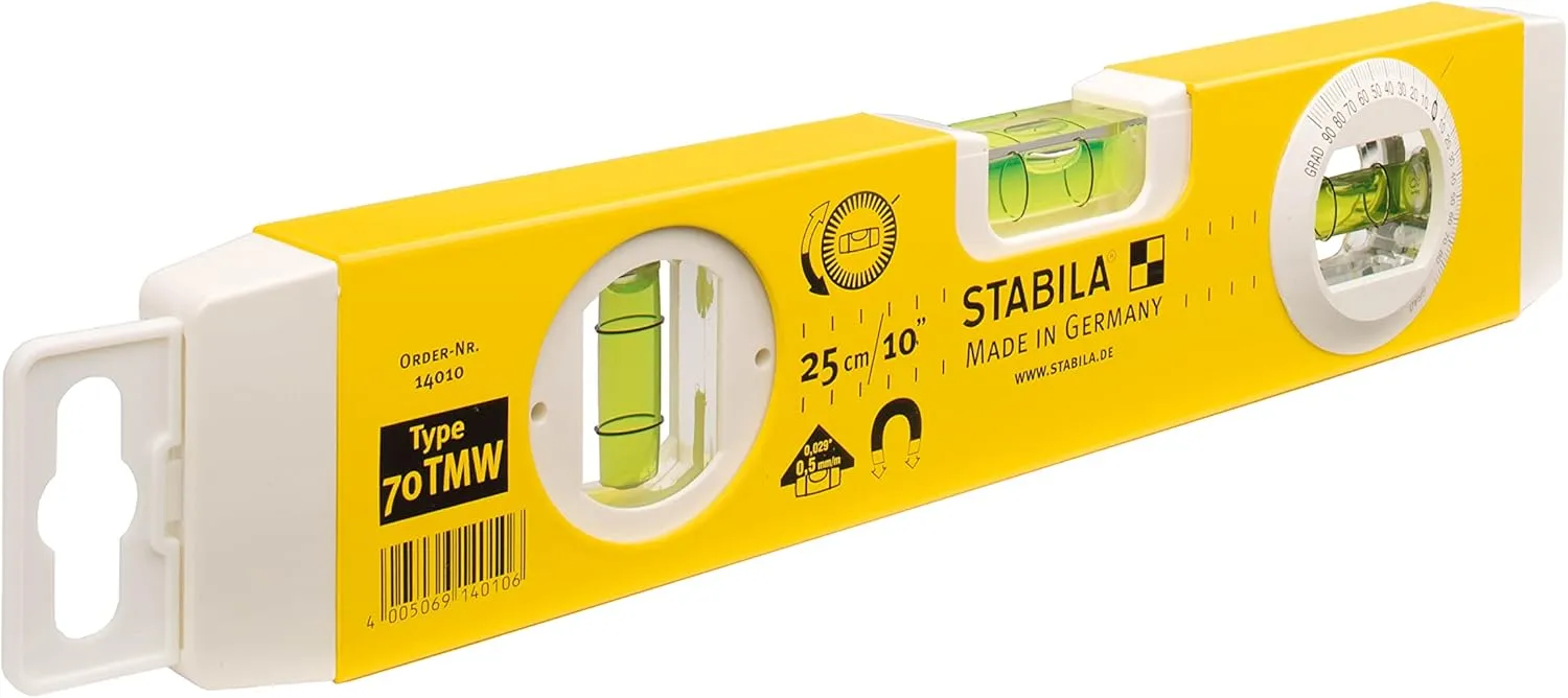 Stabila 70tmw Torpedo Level 250mm Magnetic Base