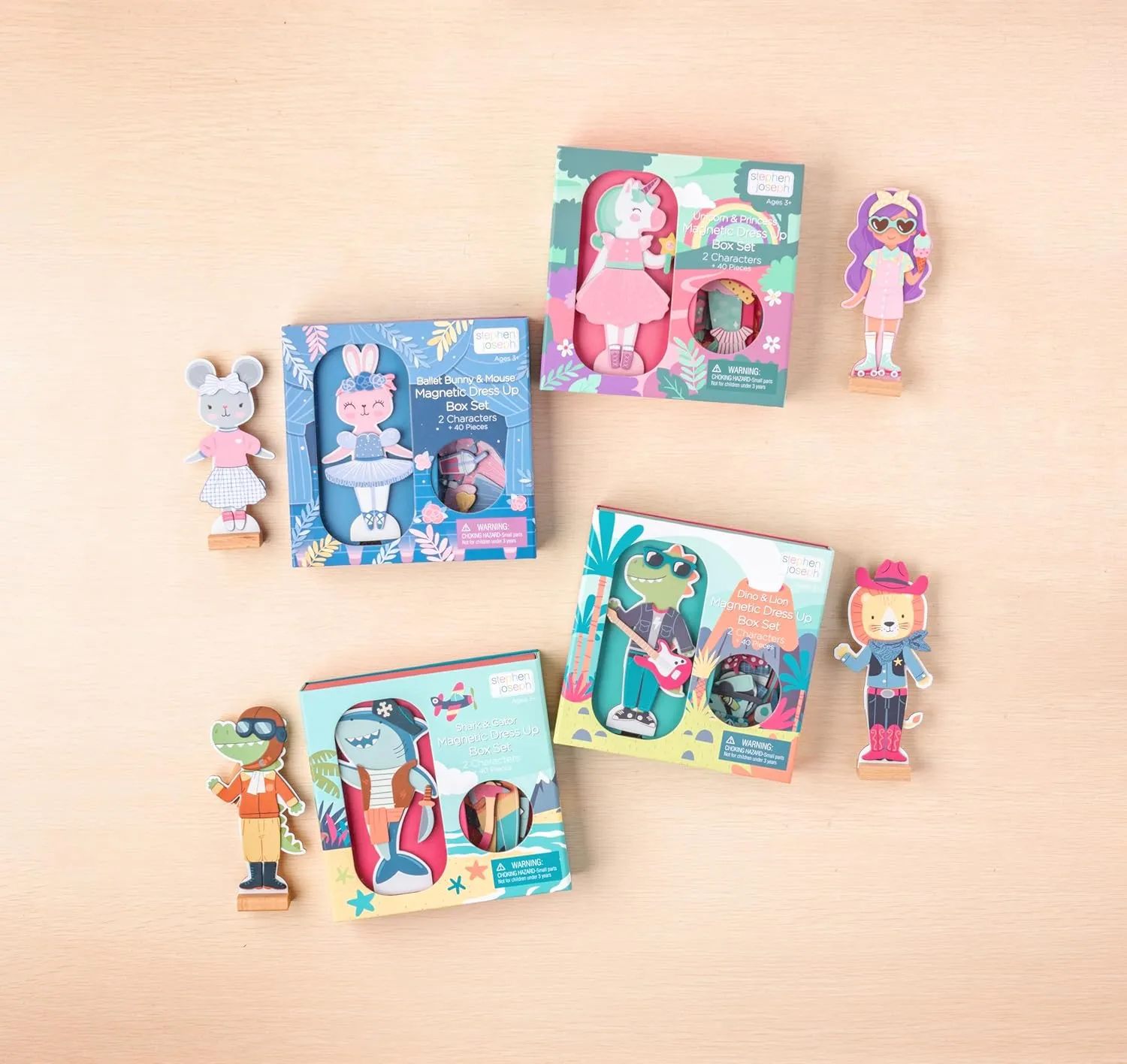 Stephen Joseph, Magnetic Dress Up Doll Shark and Gator