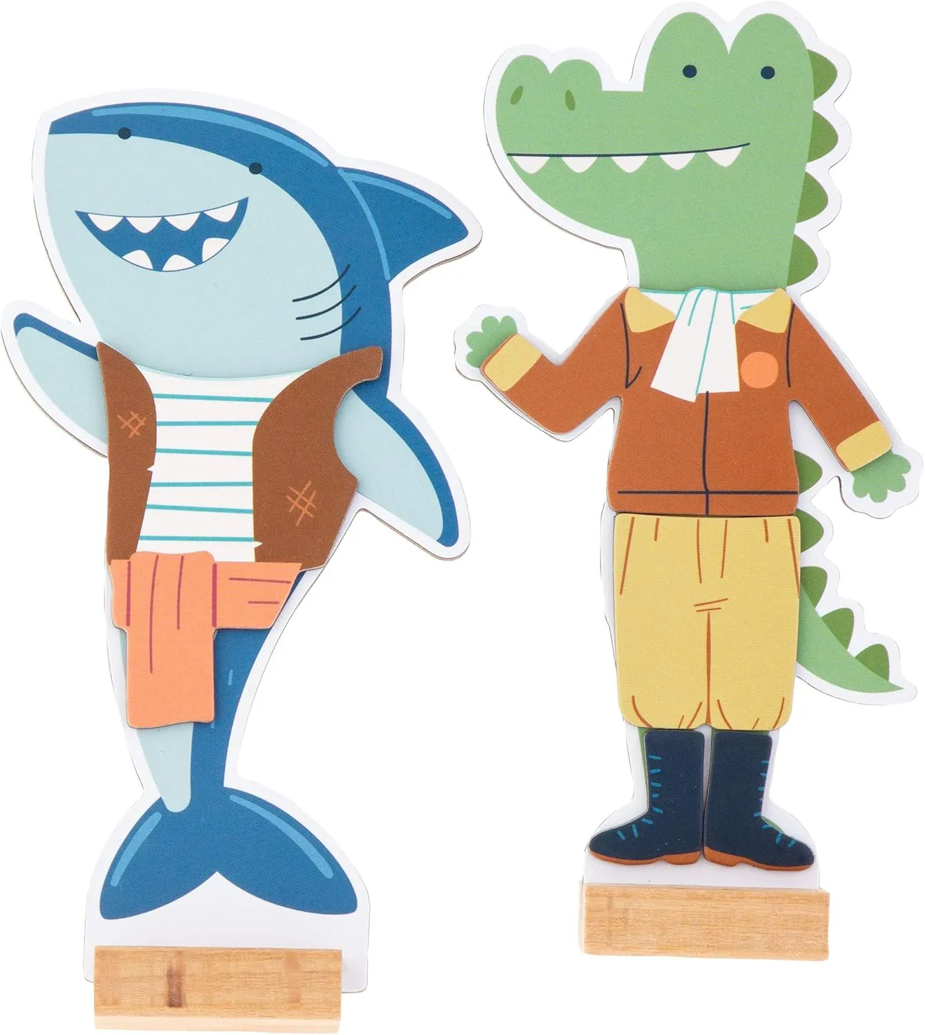 Stephen Joseph, Magnetic Dress Up Doll Shark and Gator