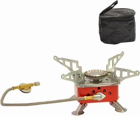 SUPVOX 1Pcs Portable Foldable Outdoor Square Stove with Storage Bag for Camping Backpacking and Outdoor Cooking Compact and Lightweight Design