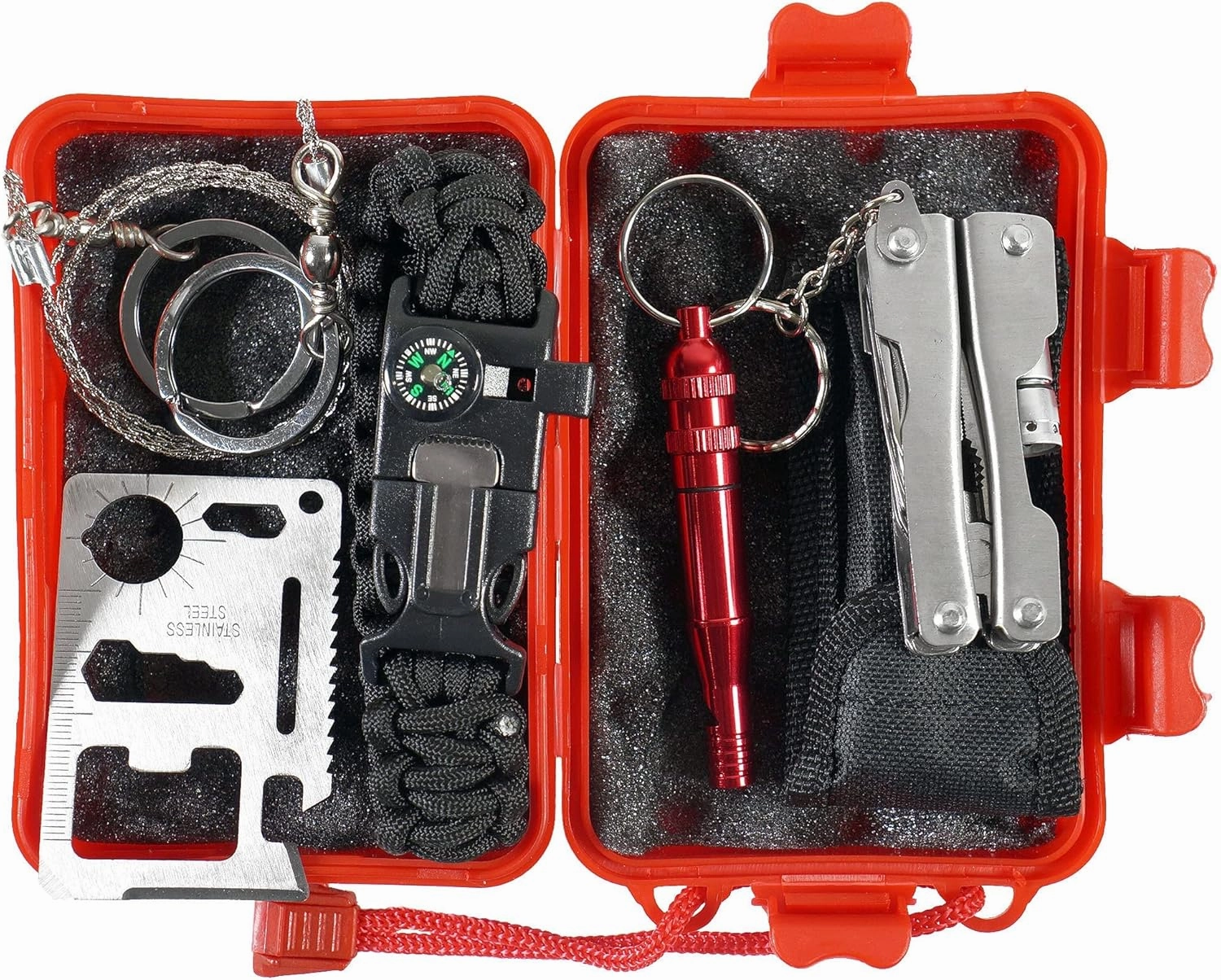 Survival Kit Emergency SOS Survival Multi Tool Pack   Paracord Bracelet