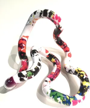 TANGLE Jr. Artist Collection Sensory Fidget Toy, Rainbow Splatter