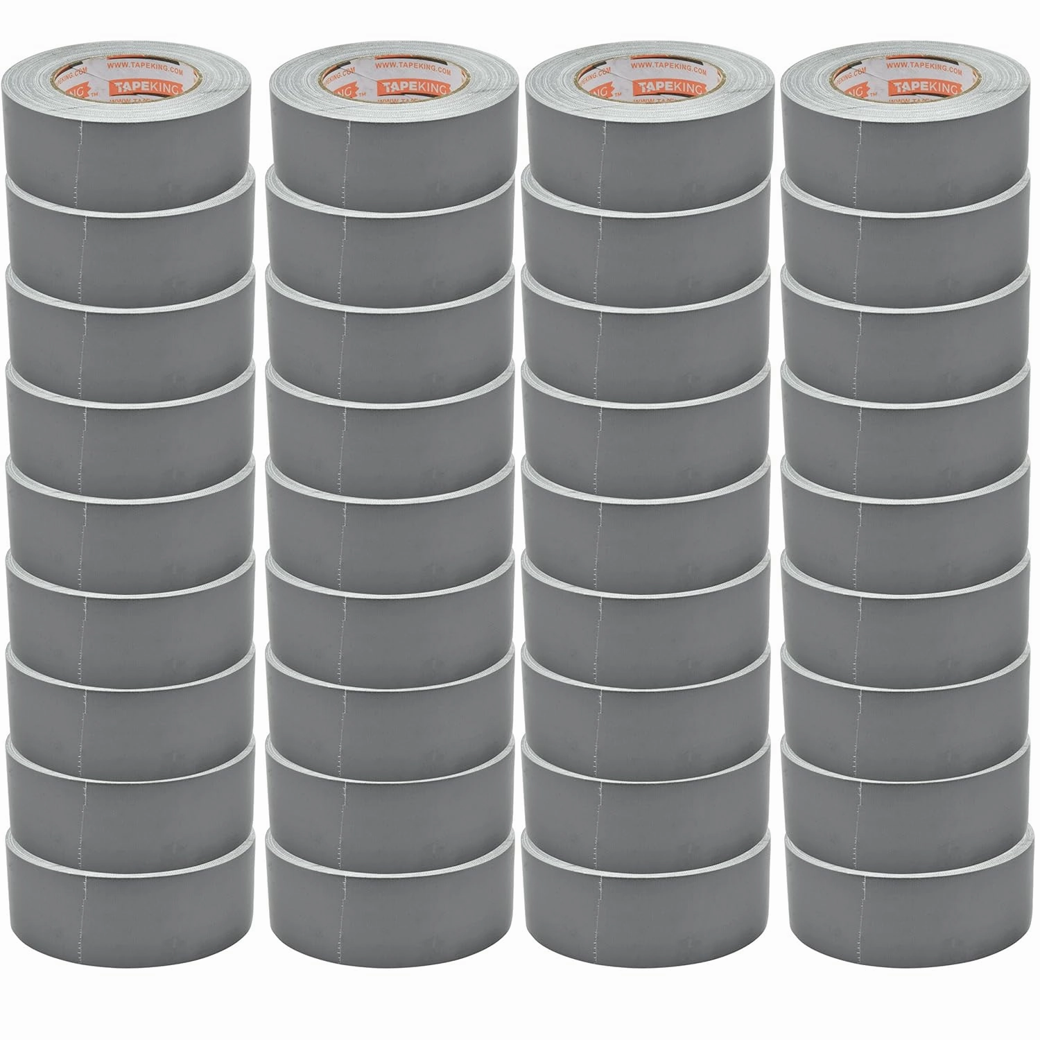Tape King Silver Duct Tape,1.88 Inch x 35 Yards (36 Pack) - for Home Improvement Projects & Home Repairs