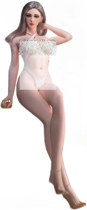 TBLeague PLLB2023-S52 1/6 Scale Super Flexible Female Seamless Body Pale Skin 12 inch Collectible Doll Woman Action Figure with Head Sculpt