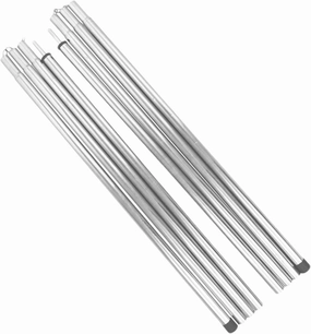 Tent Poles - 2 Meters Long Canopy Poles for Tarp | 2 Adjustable Metal Tarp Poles | Tent Repair Kit | Lightweight Canopy Poles | Portable Tent Poles for Outdoor Camping, LJ5H6T39NQMPQU9QDM