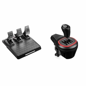 THRUSTMASTER T-3PM Racing Pedals (PS5, PS4, Xbox Series X/S, One and PC) & TH8S Shifter Add-On, 8-Gear Shifter for Racing Wheel, Compatible with PlayStation, Xbox and PC