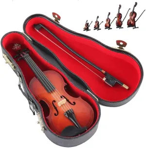 Tiny Violin with Sound, Tiny Violin with Sound Sob Story - Mini Violin Toy for Playing Sad Music, Smallest Violin with Authentic Tiny Violin Sound for Your Heartbreaking Tales (12 CM)