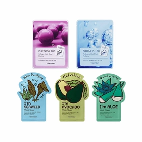 Tony-moly Glow For It Sheet Mask Set, Pack of 5