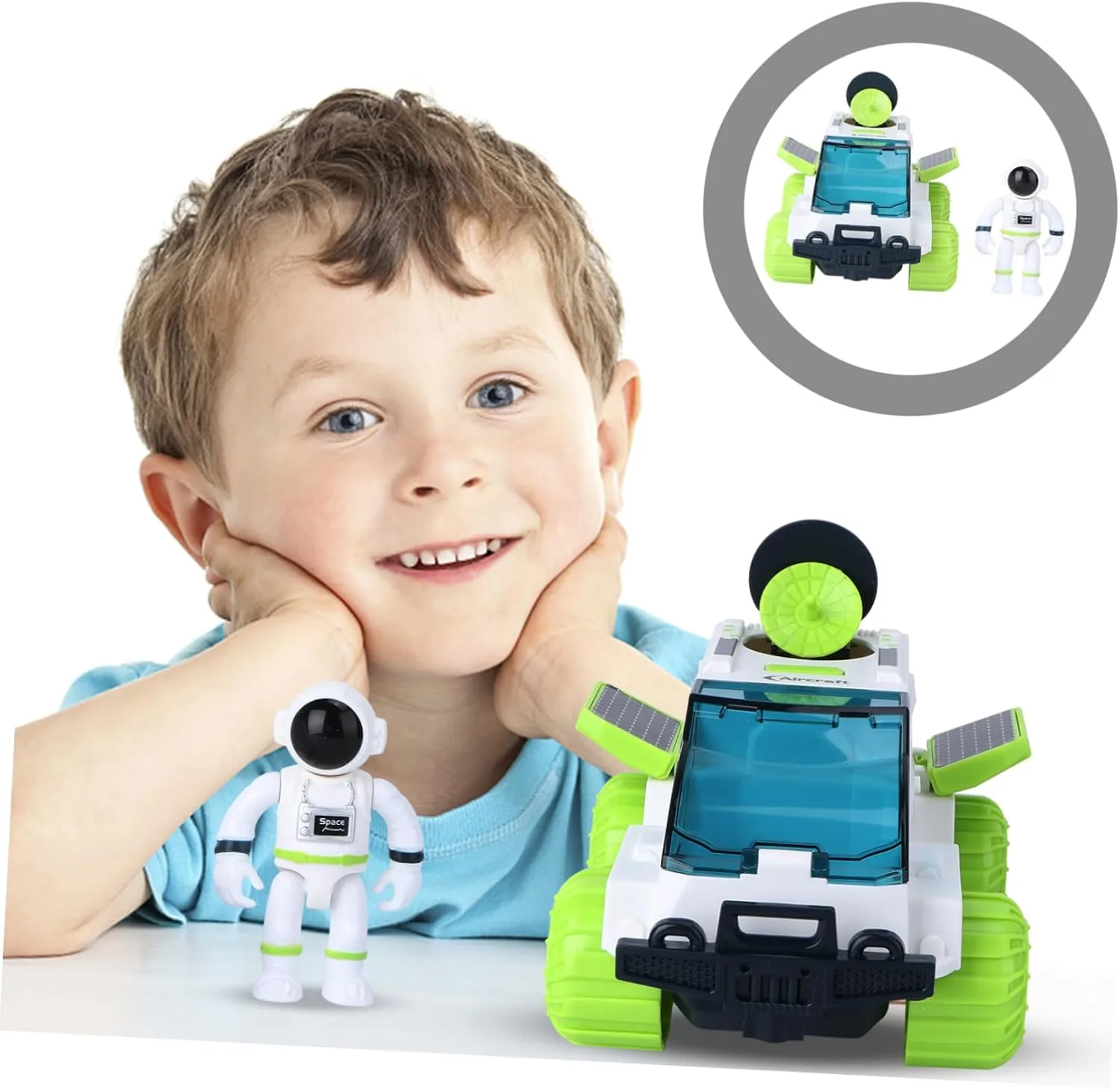 Totority Early Education Plaything Boys and Girls Aerospace Toy Sound Light Foam Rocket Toy
