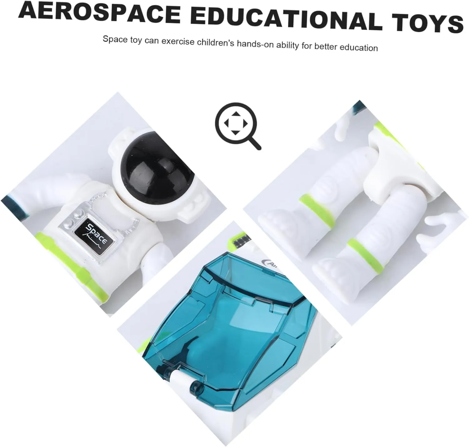 Totority Early Education Plaything Boys and Girls Aerospace Toy Sound Light Foam Rocket Toy