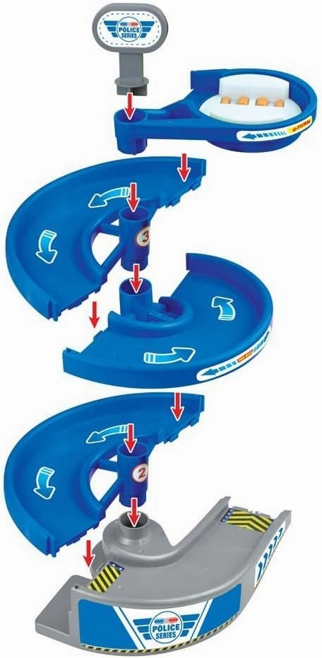 Track Attachment Rotating Stage Track Accessory,Replacement Only Rotary Tower Add Ons Fits Most Generic Light Up Raceracks (Blue)