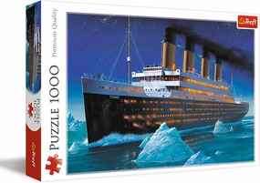 Trefl Titanic 1000 Piece Jigsaw Puzzle Red 27"x19" Print, DIY Puzzle, Creative Fun, Classic Puzzle for Adults and Children from 12 Years Old