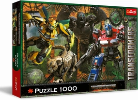 Trefl Transformers 1000 Piece Jigsaw Puzzle Rise of The Beasts 27"x19" Print, DIY Puzzle, Movie Heros, Creative Fun, Classic Jigsaw for Adults and Children from 12 Years Old