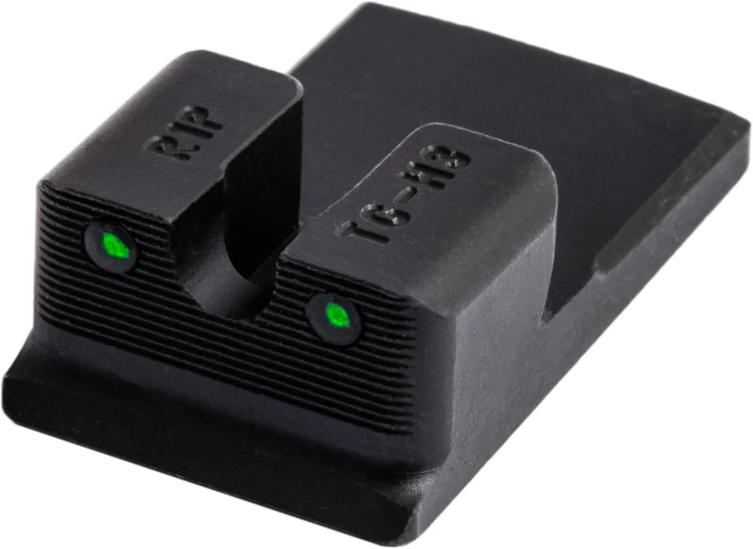Truglo Tritium Pro Handgun Night Sights, Compatible with Ruger Handguns Compact Durable Glow-in-The-Dark Front & Rear Gun Sights with White Focus Lock Front Ring