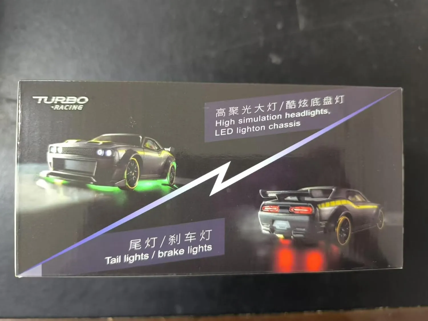 Turbo Racing 1:76 Scale Drift RC Car with Gyro Mini Full Proportional RTR 2.4GHZ Remote Control with 2 Replaceable Body Shell (C65-GREY)