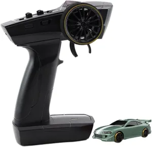 Turbo Racing C62 1/76 2.4G RC 3CH Electric Rear-Drive Racing Car Model, Mini Desktop RC Car Model, Creative Remote Control car Toy Gift (RTR Version)