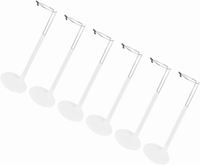 Vaguelly 6pcs Adjustable Doll Support Racks Sturdy Stands Figures Character Display Flexible Storage for Dolls for Home Decor