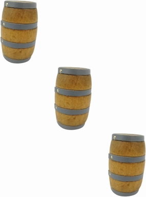 VICASKY Pcs Victorian Dollhouse Miniature Wine Barrel Mini House Ornament Accessory for Decor