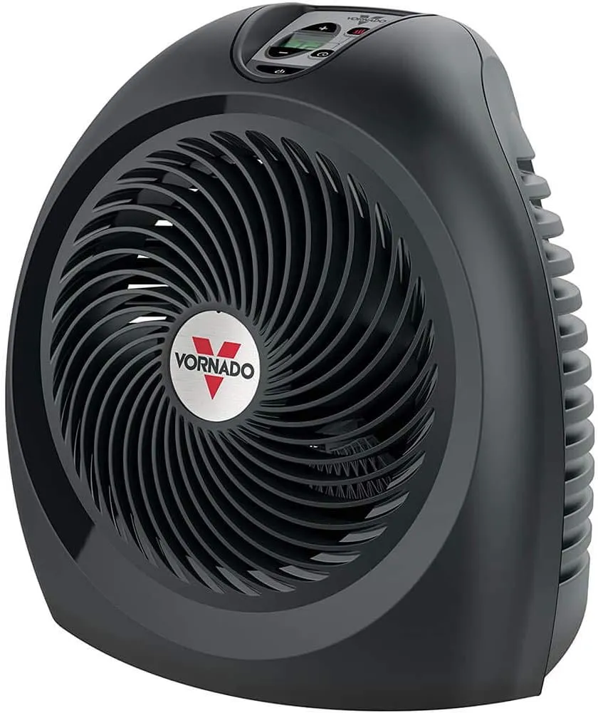 Vornado AVH2 Advanced Whole Room Heater with Automatic Climate Control, Timer, Fan Only Option, Black, Compact