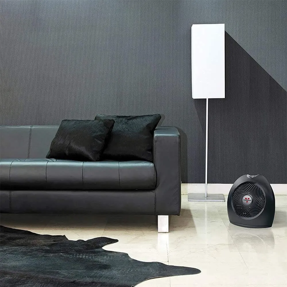 Vornado AVH2 Advanced Whole Room Heater with Automatic Climate Control, Timer, Fan Only Option, Black, Compact