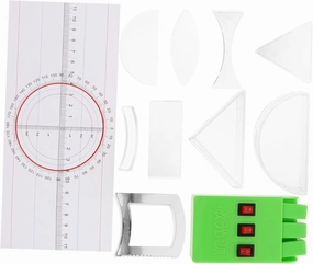 VOSAREA 1set Optical Experiment Kit Convex Lens Concave Mirror Triangular Prism for Classroom and Laboratory Use Comprehensive Physics Teaching Tools for Reflection and Refraction
