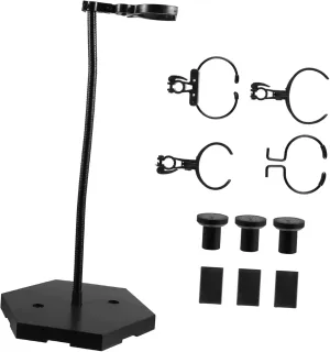 Wakauto 1set Flexible Action Figure Stand Assembly Doll Rack Toy Holder for Display and Storage Snake-like Design for Custom Poses Easy Assembly Modular Base for Multiple Dolls