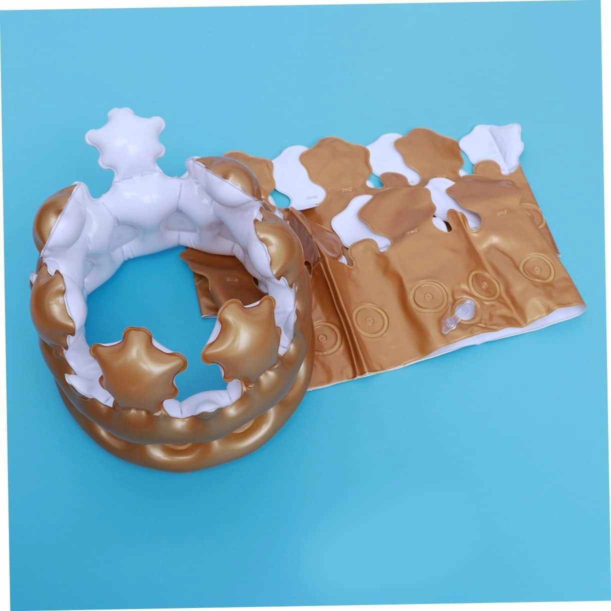 Wakauto 6 Pieces Inflatable Hat With Crown