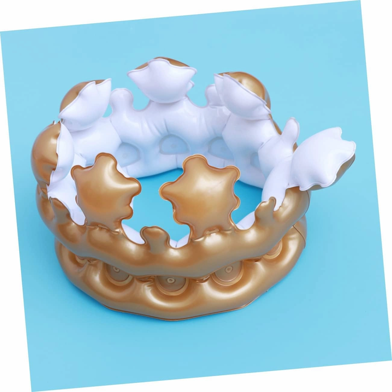 Wakauto 6 Pieces Inflatable Hat With Crown
