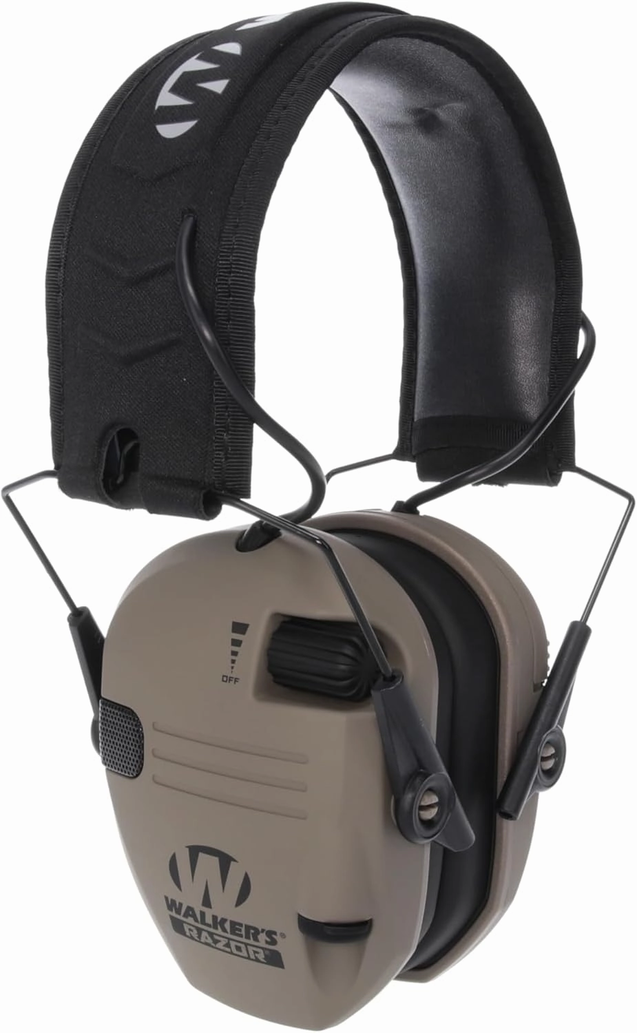 Walker's Razor Slim Ultra Low Profile Compact Design Adjustable Range Shooting Hunting Hearing Protection Electronic Earmuffs
