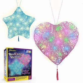 Wanplay 3D String Art Kit for Kids, Art and Crafts for Kids Ages 8-12, Heart and Star Balloon Lights DIY Toys Girls Boys Teens Christmas Birthday Gifts for Ages 6 7 8 9 10 11 12 Year Old