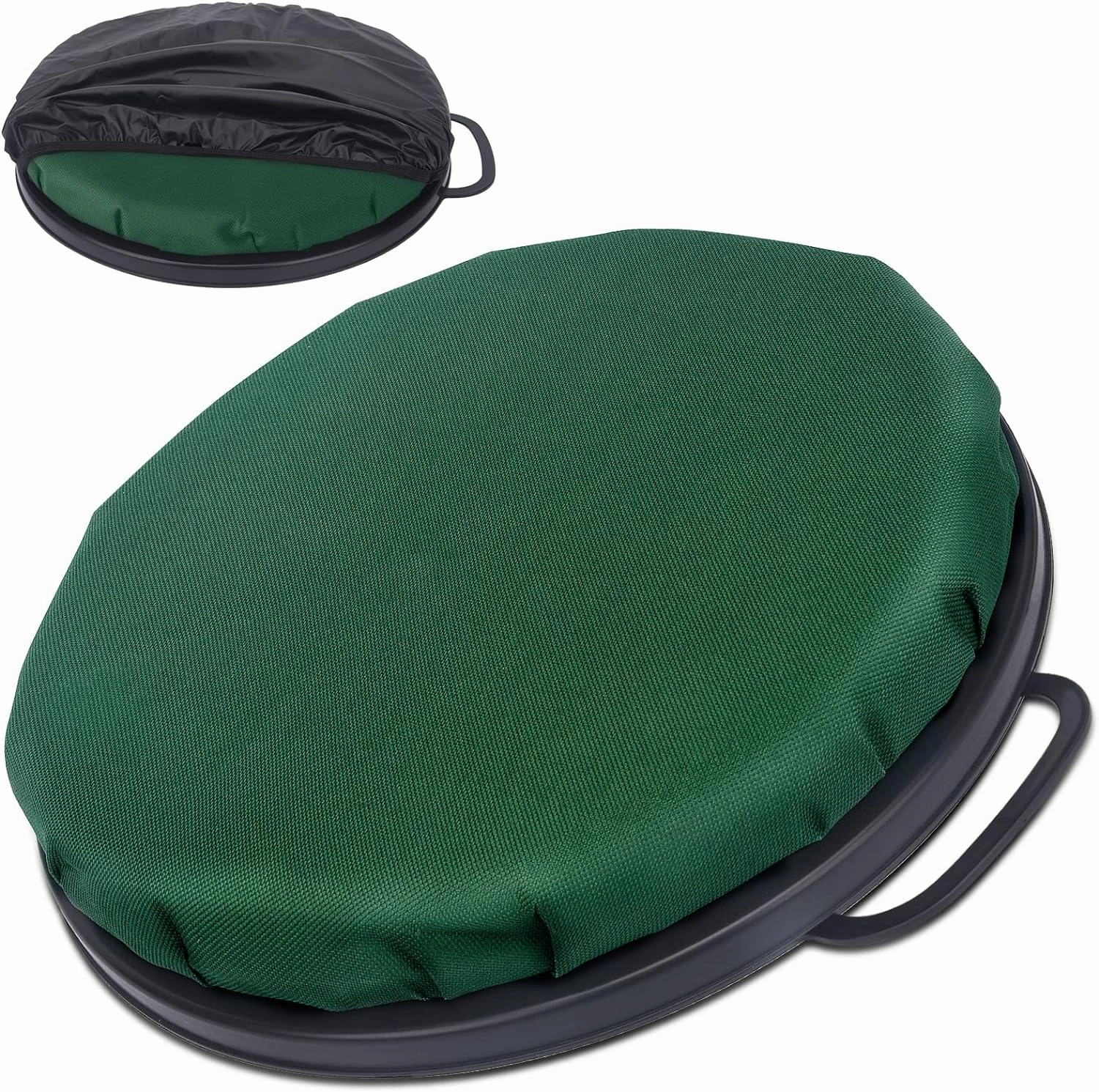 WarBull 5 Gallon Bucket Seat, 360-Degree Swivel Seat Foam Cushion Bucket Seat Lid with Waterproof Cover for Dove Duck Hunting, Fishing, Baseball, Gardening and Camping