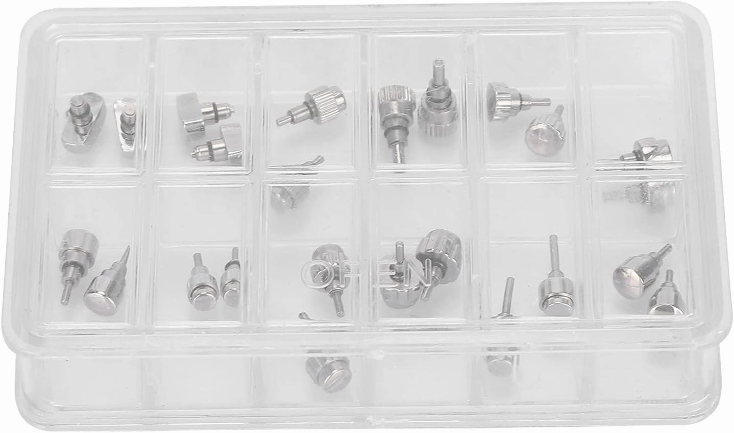 Watch Accessories Mechanical Watch Day Button Boxed Watch Repair Parts (24pcs)