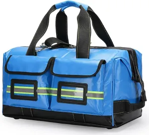 Waterproof Emergency Medical Survival Kit, Professional First Responder Bag, Portable Medicine Storage Bag for Home Health, Field Trips(White,50 * 27 * 27cm)
