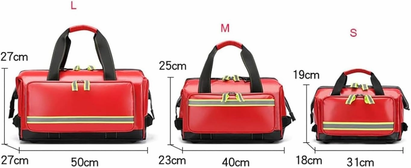 Waterproof Emergency Medical Survival Kit Professional First Responder Bag Medicine Storage Bag for Home Health Field TripsGreen31 * 18 * 19cm(Green,31 * 18 * 19cm)