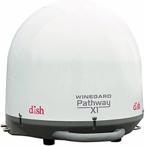 Winegard PA-2000 Pathway X1 Automatic Portable Truck Satellite TV Antenna for Dish (Trucking Satellite Antenna, Optional Mounts)