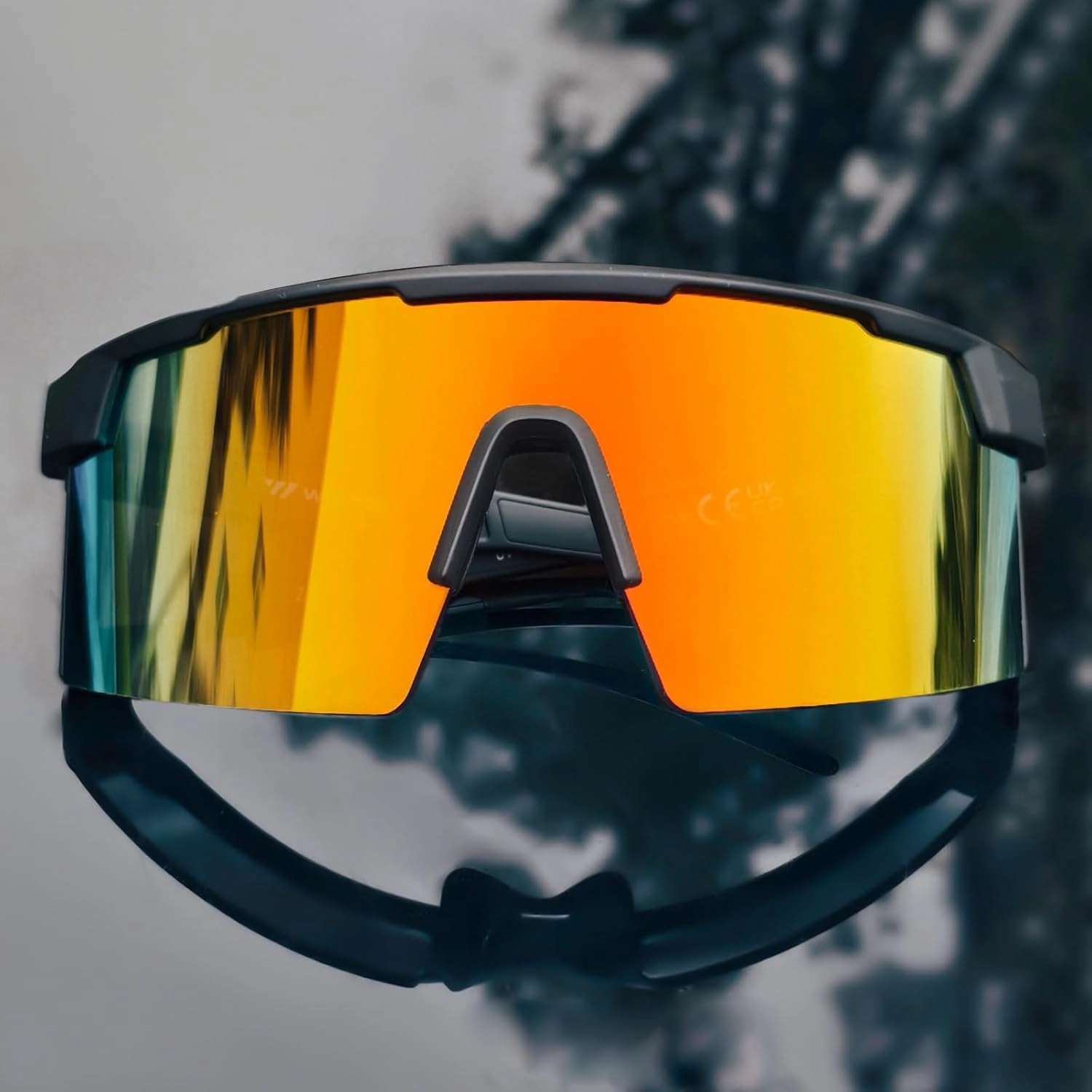 WISTON XL Z87 Sunglasses for Big Wide Heads Men Women,TR90 Ultralight UV400 Protection Sun Glasses Z8224