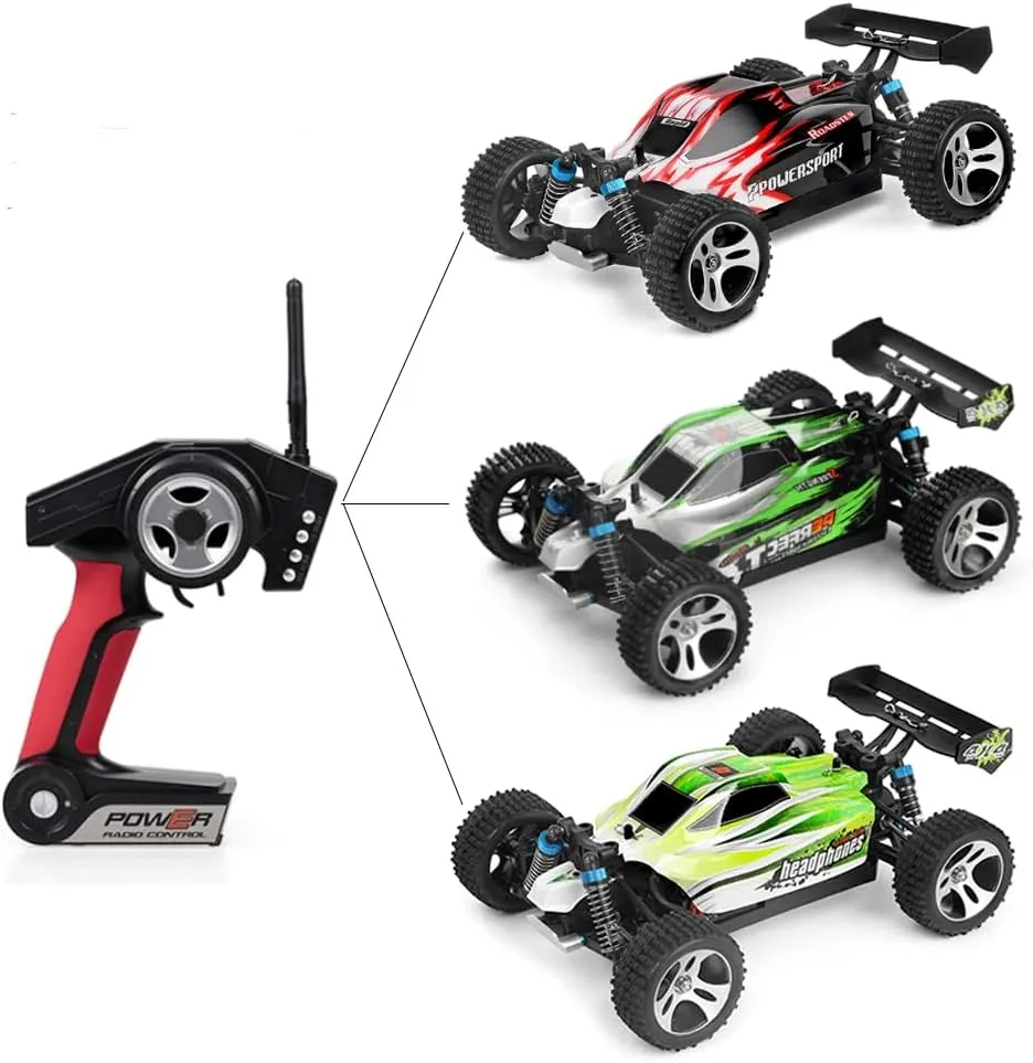 WLtoys XKS A959-B A959 959-A RC Car 1:18 2.4GHz 4WD Rally Racing Car High Speed Vehicle RC Racing Car for Kids Adults (A959A 2B)