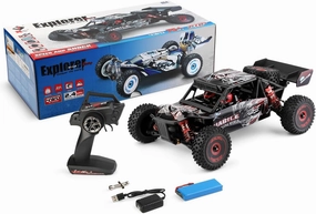 WLtoys XK 124016 V2 1/12 4WD 75km/h High-Speed Brushless Motor Off-Road Remote Control Drift Climbing RC Racing Car Adults,Kids Toys (124016 1 * 2200)