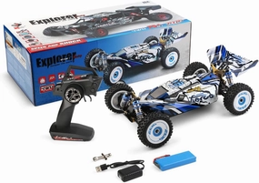 WLtoys XK 124017 V2 1/12 4WD 75km/h High-Speed Brushless Motor Off-Road Remote Control Drift Climbing RC Racing Car Adults,Kids Toys (124017 2 * 2200)