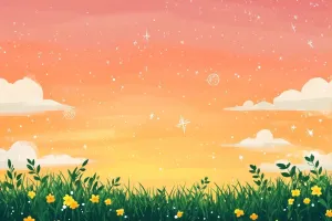 Wooden Puzzle Orange Sky, White Clouds and Grassland Landscape Game Pieces for Whole Family to use time Home Wall Art or Perfectly Gifts 1000 PCS