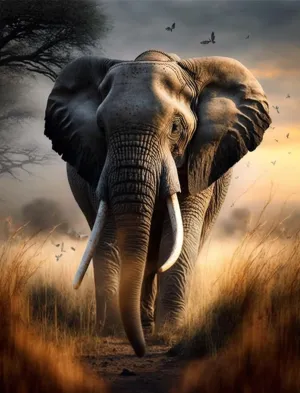 Wooden Puzzles for Adults 1000 Pieces - Jigsaw Puzzle Grassland Elephant Wooden Puzzle,Stress Relief Games,Family Games,Puzzles Full of Challenges and Excitement,Gifts,Educational Puzzles