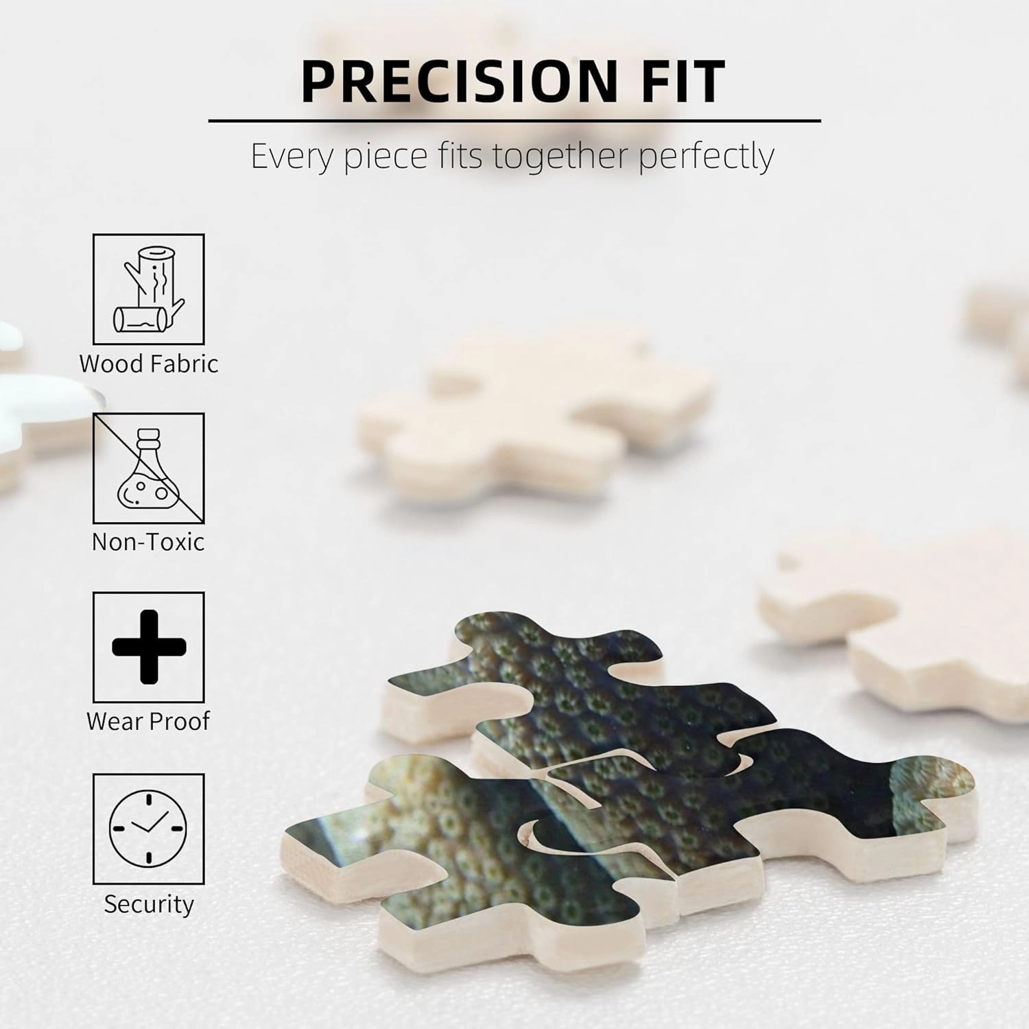 Wooden Puzzles Fish 500 Piece Mother's Day Children's Day Exercise Patience Puzzle Game - Education Intellectual Puzzle Game Toys Gift