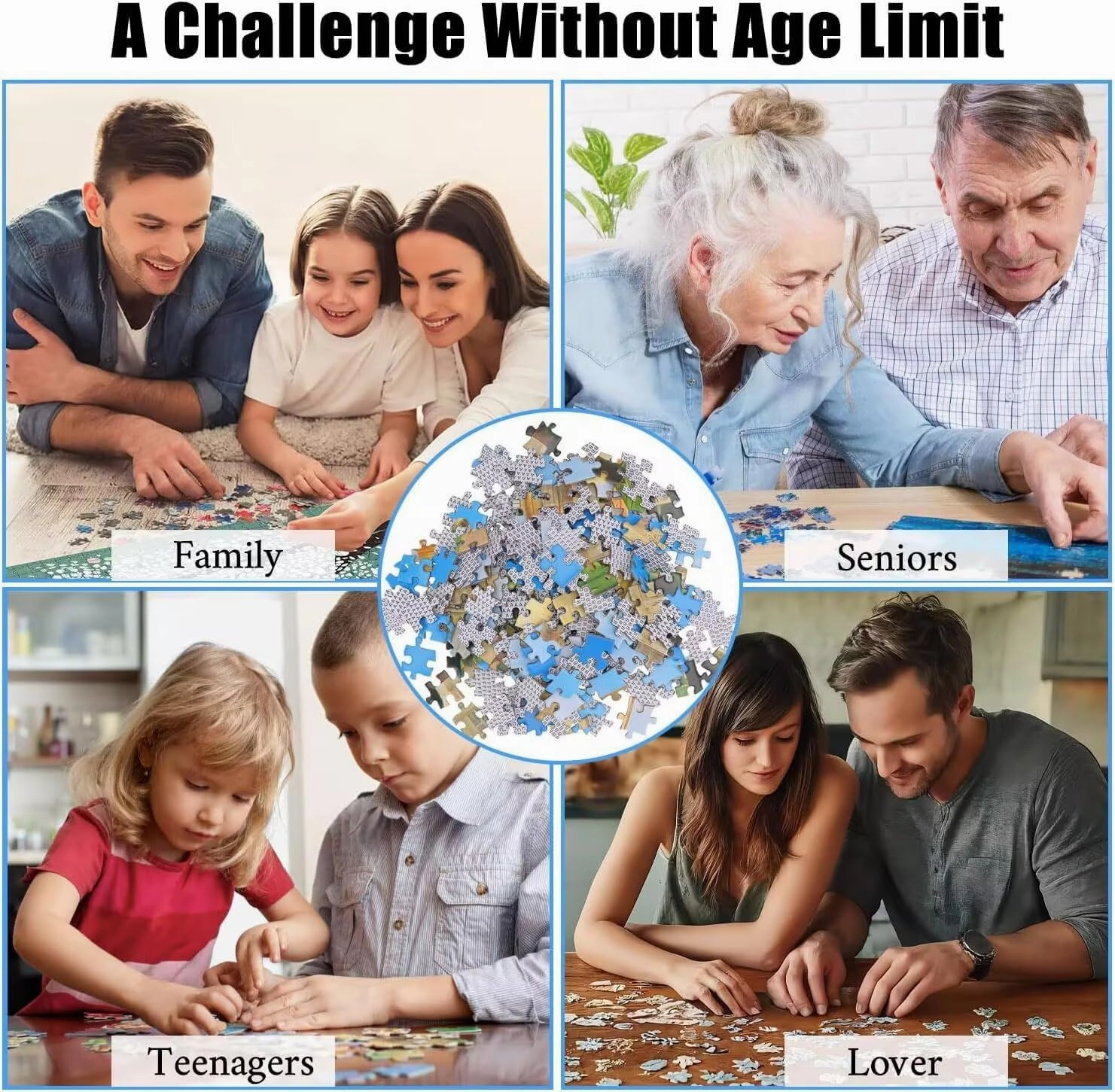 Wooden Puzzles Greek Fishing Village Game Pieces for Whole Family to use time Home Wall Art or Perfectly Gifts 500 PCS