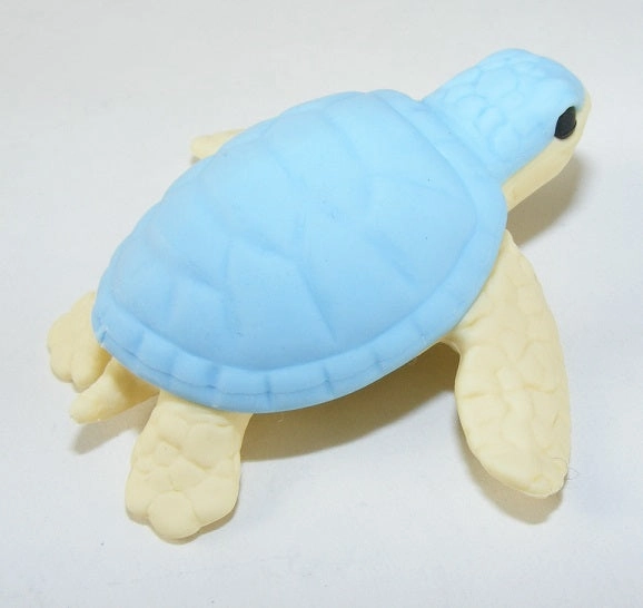 X 38251 IWAKO TURTLE ERASERS-3 COLORS-DISCONTINUED