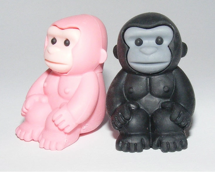 X 382611 IWAKO GORILLA ERASERS-DISCONTINUED